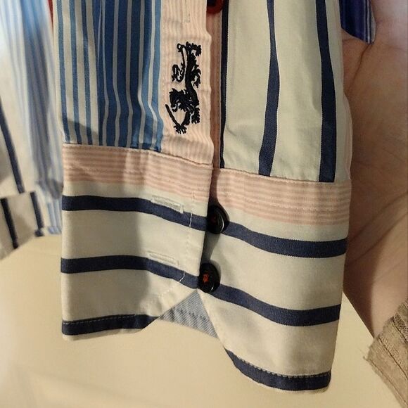 Set of Four Tommy Hilfiger Men's Size Large 100% Cotton Button Up Shirts - Picture 10 of 12